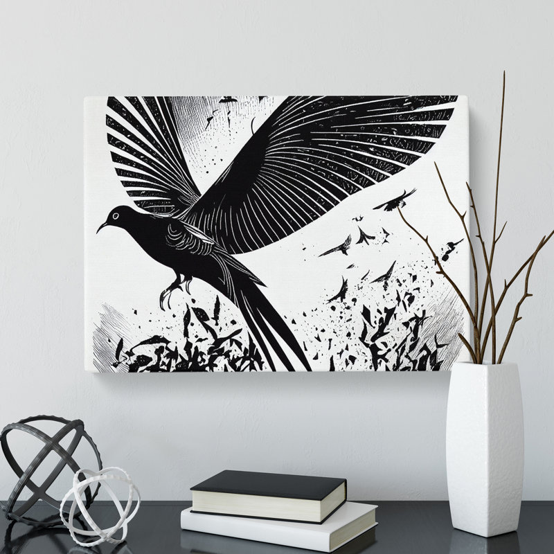 Awe Inspiring Bird - Wrapped Canvas, 35cm H x 50cm W x 3cm D