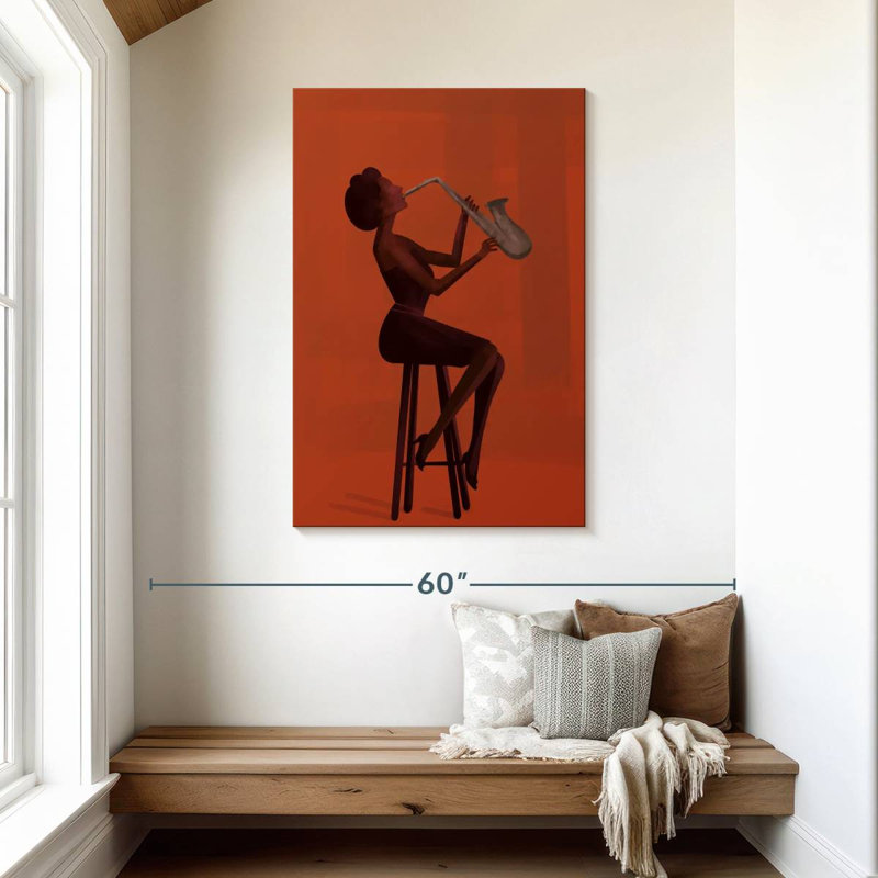 Musique et art IV, H 45 po x l 30 po