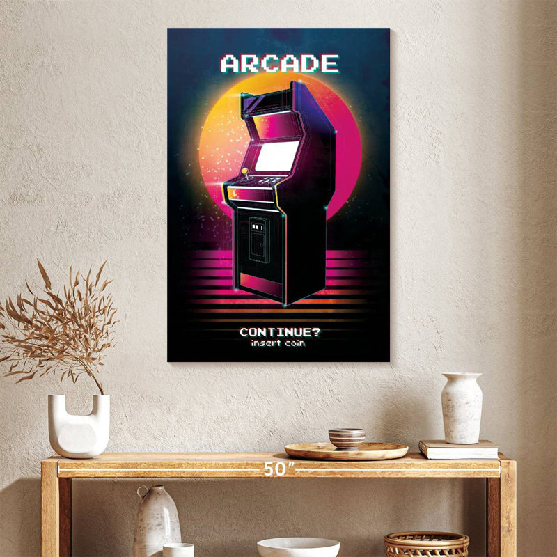 Keiraleigh Arcade Machine, H 39 po x l 26 po