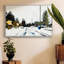 Hiver, reproduction sur toile encadrée-93391902-93391906