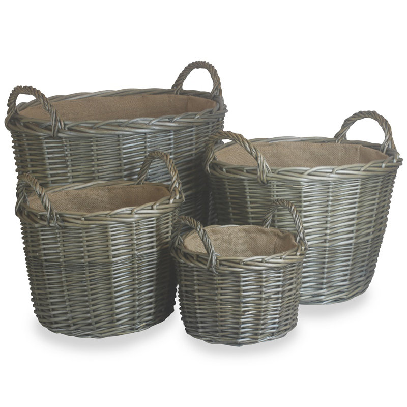 Shamberg Wicker Log Carrier