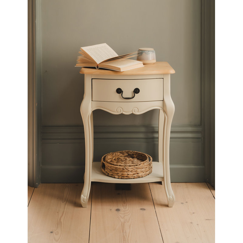 Lemaire 48cm W Bedside Table, Champagne