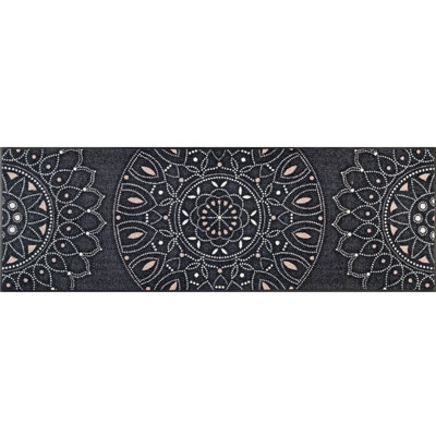 Purnima Non-Slip Floral Doormat