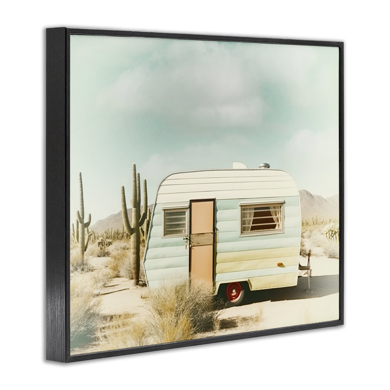 Giclée encadrée dans le désert, design par Decent Exposures, Giclée encadrée noir minuit, H 16 po x l 20 po