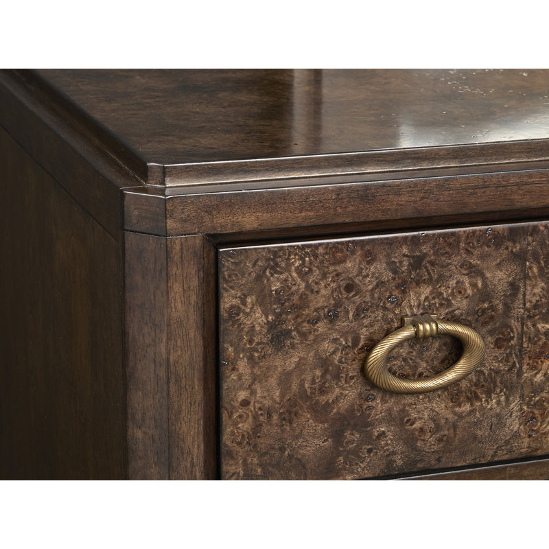 Commode 2 tiroirs Garofalo, 6 Pcs:Bed,2 Nightstand,Dresser,Mirror,Door Chest, Queen