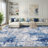 Modern Abstract Printed Area Rug Non-Slip Machine Washable Low Pile for Living Room Bedroom-2008530232-2008530181