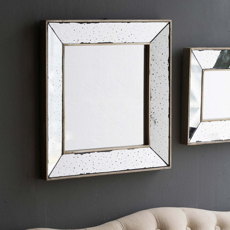 Miroir d'appoint patiné