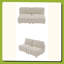 Canapé modulaire modulaire, canapé convertible avec rangement, ensemble de canapé pliant multifonctionnel en tissu, canapé 2 places-209700825