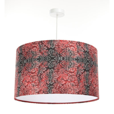 1 - Light White Drum Pendant