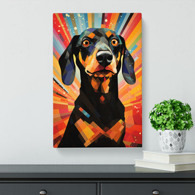 Dachshund Constructivism - Print