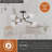 Blevins Glass Semi Flush Mount-194673020-169293195