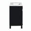 Meuble-lavabo moderne 36 po avec lavabo supérieur-112430089