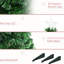 Mini sapin de Noël avec lumières à fibre optique et 85 branches en plastique artificielles pour table