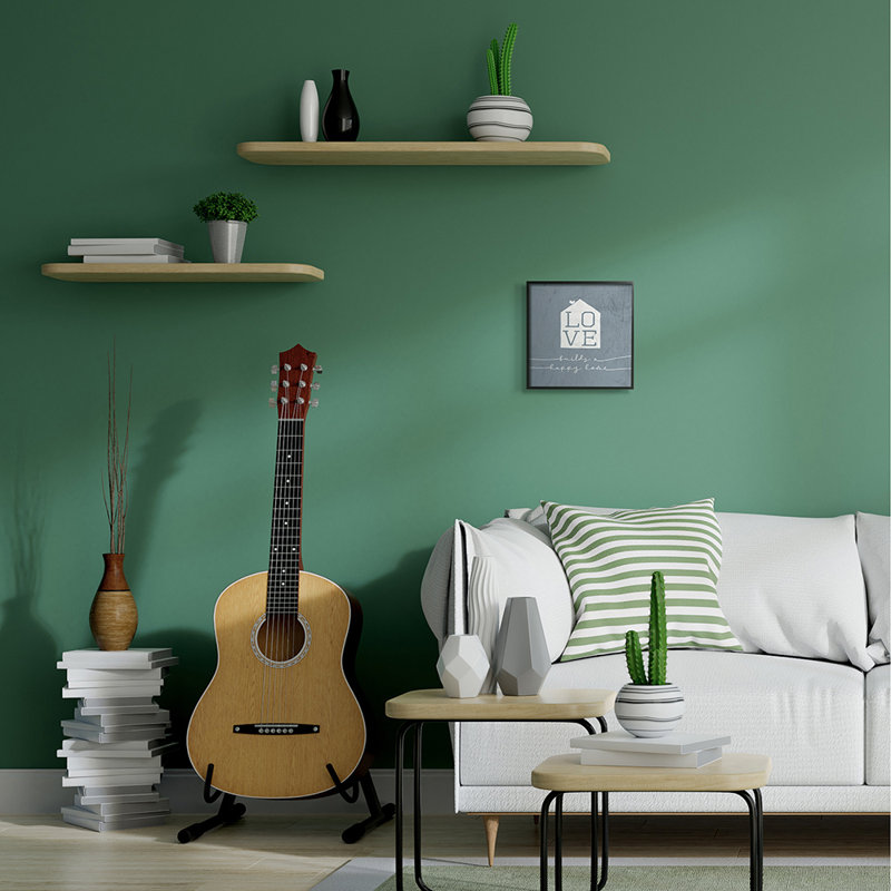 «Love Builds Happy Homes» par Daphne Polselli - impression d'art graphique, H 12 po x l 12 po x P 1,5 po