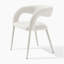Dorothy Upholstered Soft-Touch Deep Velvet Dining Chairs - Cosy & Contemporary-1409542852