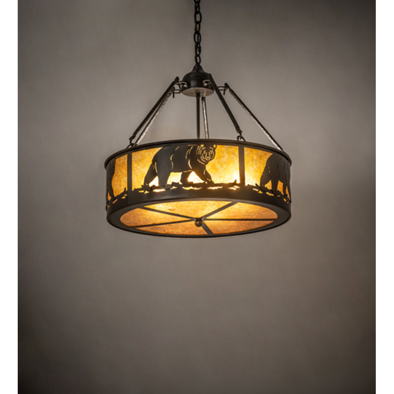 Lone Bear 4 - Light Chandelier