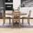 Jaosinho 5-Piece Dining Table Set, Wooden Kitchen Table and Dining Chairs for Living Room