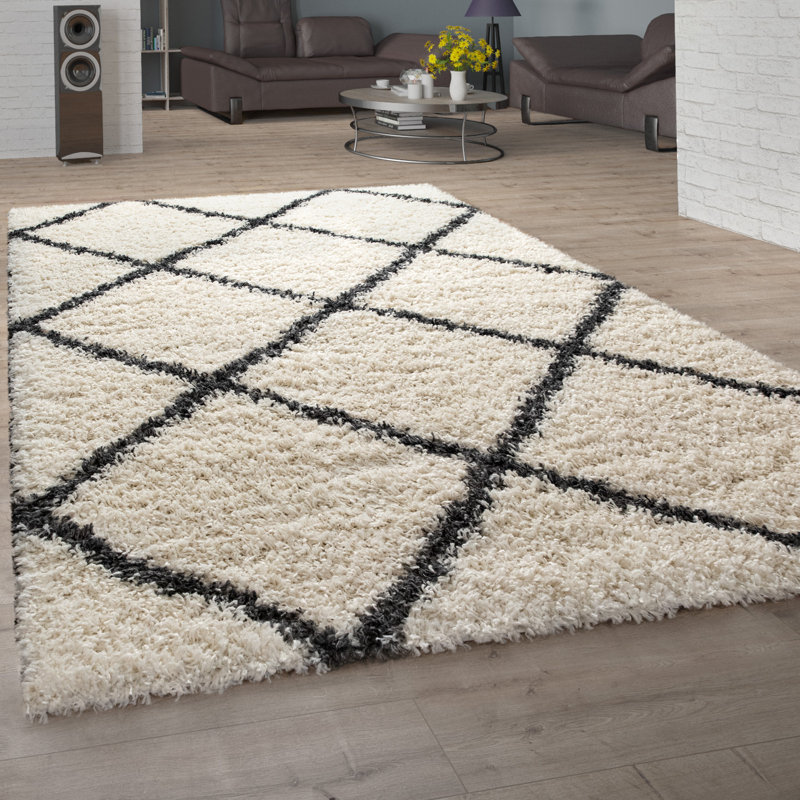 Tapis crème / ivoire Giacinto, Rectangle 3 pi 11 po x 5 pi 7 po