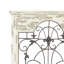Décoration murale en bois blanc et métal Gate
