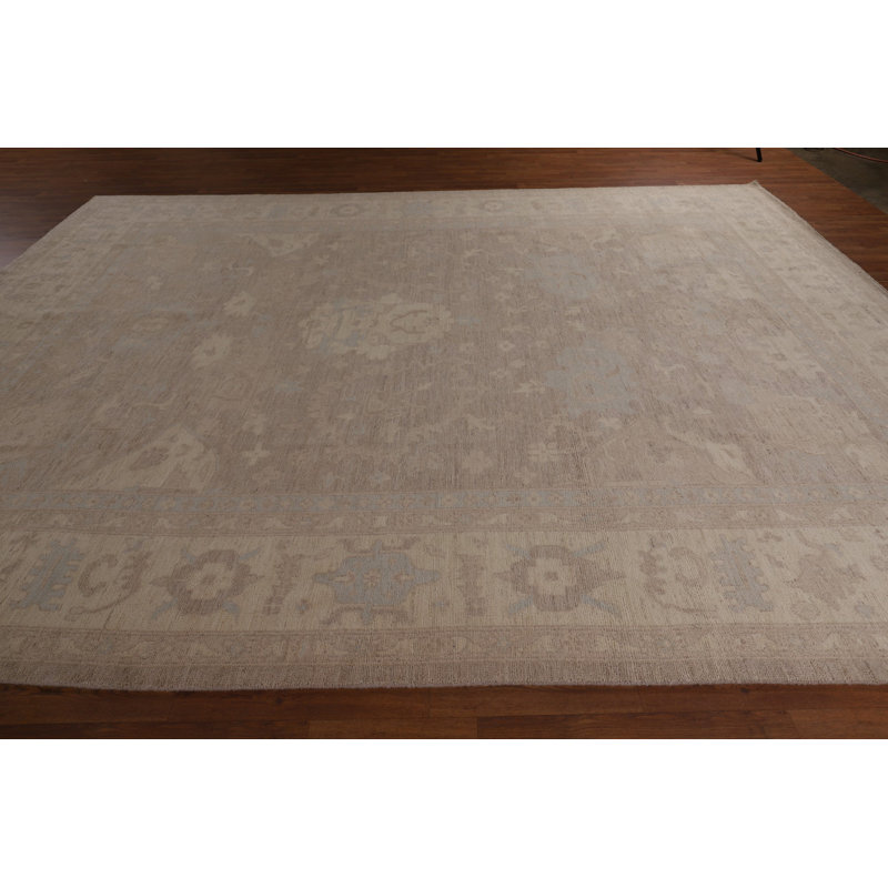 Vegetable Dye Oushak Turkish Large Rug 10x14