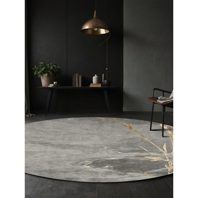 Tapis gris lavable à la machine