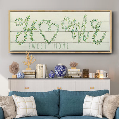 Shiplap Vines Home - Toile encadrée