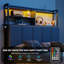 Tête de lit tapissier pour lit simple avec tablettes à 3 niveaux, lumières DEL et station de charge, tête de lit réglable en hauteur avec dossier souple, gris-2013127704