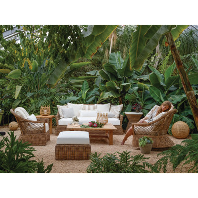 Soho Swivel Glider Chair with Cushions
