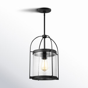 Yates 1 Light Lantern Cylinder Pendant
