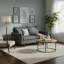 Causeuse à accoudoirs arrondis 56,5 po Sofa-680920416