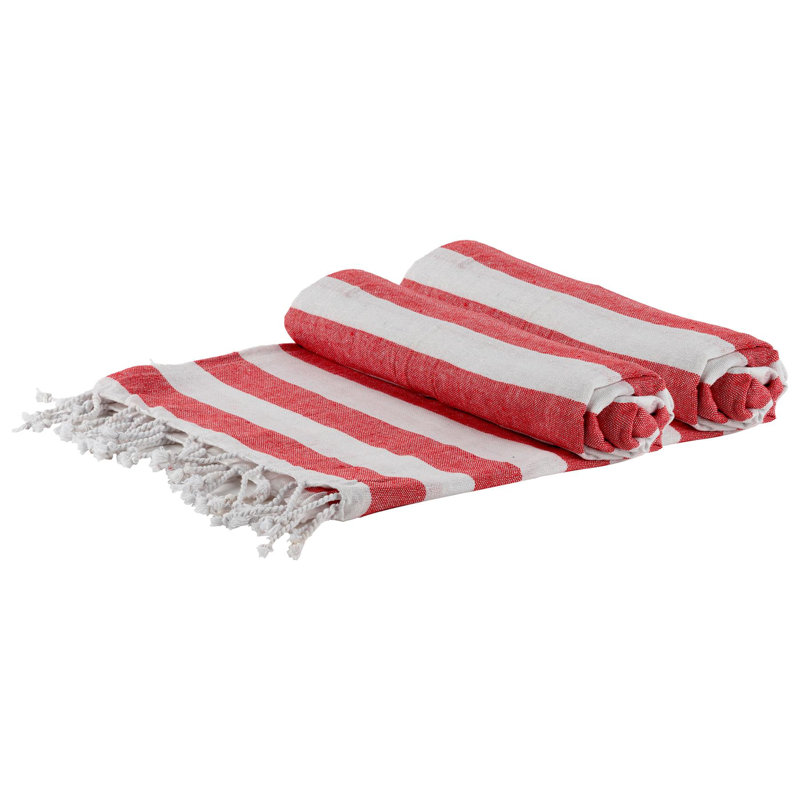 Nicola Spring - Turkish Cotton Bath Towels - 170 x 90cm, Red