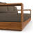 Tahoe Outdoor Patio Acacia Wood Sofa