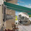 Auvent de terrasse à inclinaison manuelle-21993078-112025335