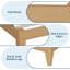 Structure de lit plateforme en bois grand, support de lattes de 11,8 po, espace de rangement de 7,5 po, sans bruit-129241548-129241547