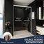 Double porte de douche coulissante-119432146