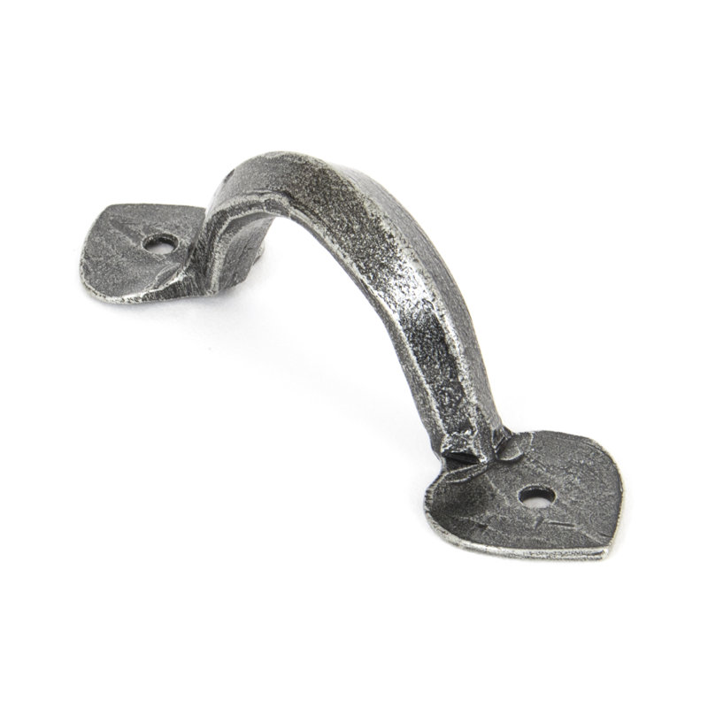 Gothic 7.1 cm centre Arch Handle, Pewter Patina