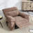 40.65" W Oversize Dual Motor Power Lift Recliner Chair with Heat and Massage Hidden Cup Holder-718957055