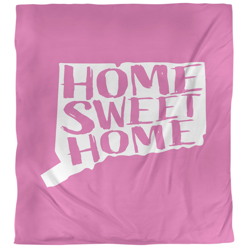 Housse de couette connecticut doux, Housse de couette pour grand lit, Rose, Microfibre