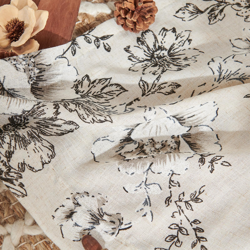Rideau filtrant Floral