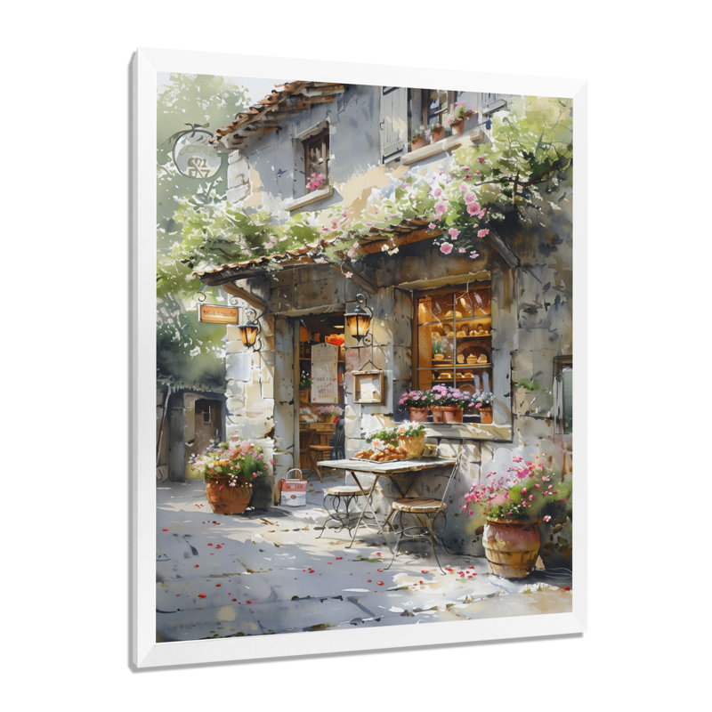 Impression d'art mural blanc - Boutiques et magasins, Toile encadrée blanche avec une seule photo