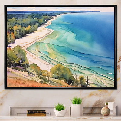 Michigan Grand Lakes Horizon - Michigan Wall Art For Living Room