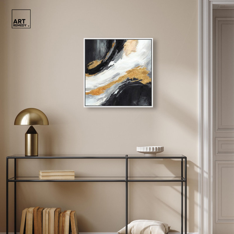 «Flow - Ira Colmeva», impression sur toile Boho, H 21 po x l 21 po, Cadre blanc