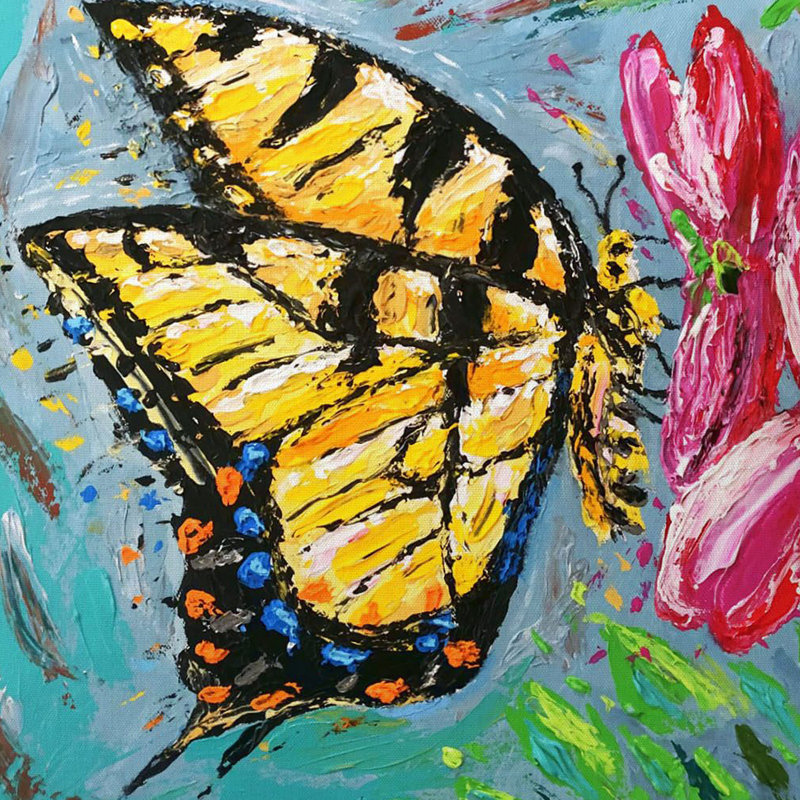 Coussin intérieur / extérieur Palette Tiger Swallowtail