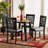 4 - Person Four Leg Dining Set-2138480041