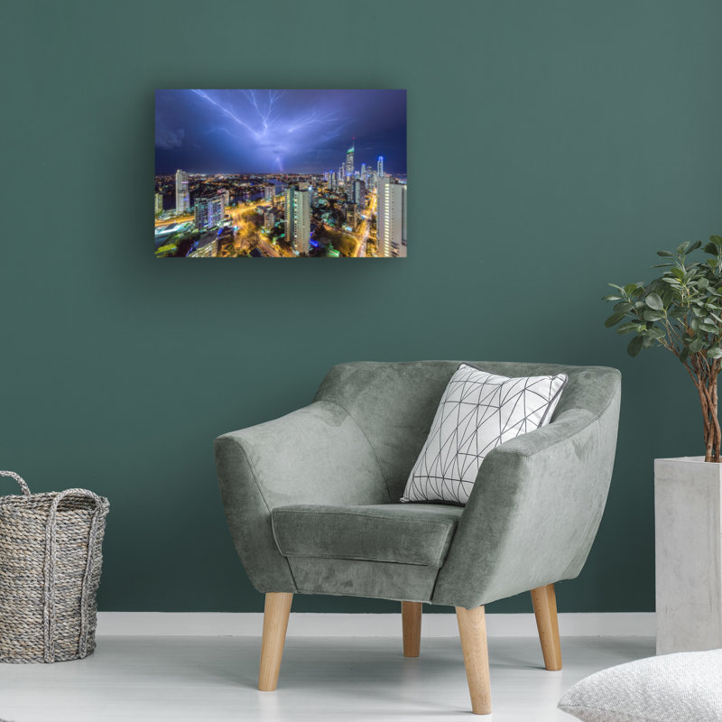 Art sur toile «Bachelor Renee Doyle Fingers In The Sky», H 12 po x l 19 po