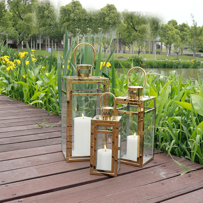3-Bulb 48" H Outdoor Lantern