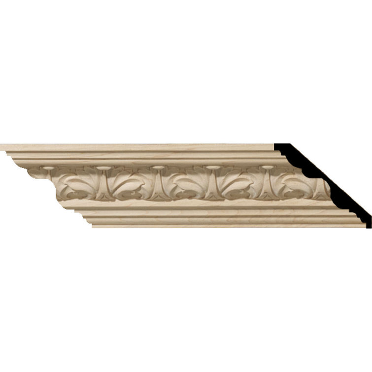 Acanthus Leaf Carved Wood Crown Moulding