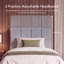 Fabric Bed Frame With Adjustable Cushioned Headboard, Underbed Storage And Slatted Base-2085488479-2085488473