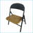Rattan Chairs Set of 4 Collapsible Indoor | Black | Rattan,Steel