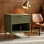 Table de chevet vert olive-613275298